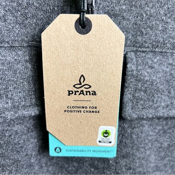 NWT
 Prana men’s Brookland 1/4 Zip Wool Blend Sweater in gravel grey Size S - Picture 4 of 10